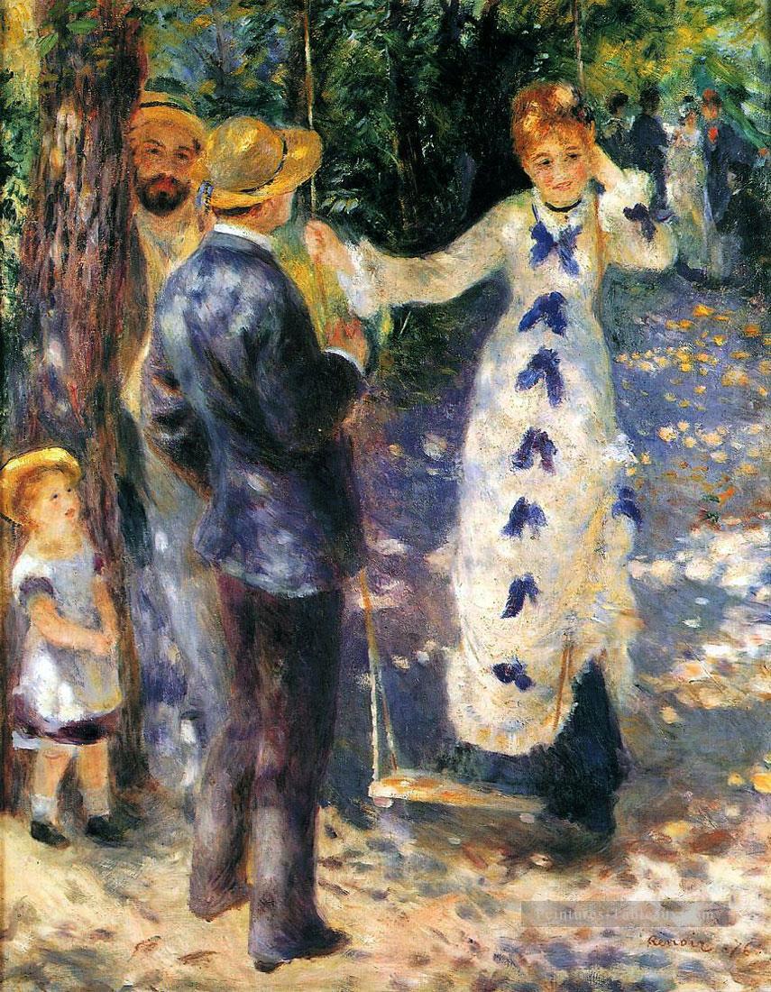 le swing Pierre Auguste Renoir Peintures à l'huile